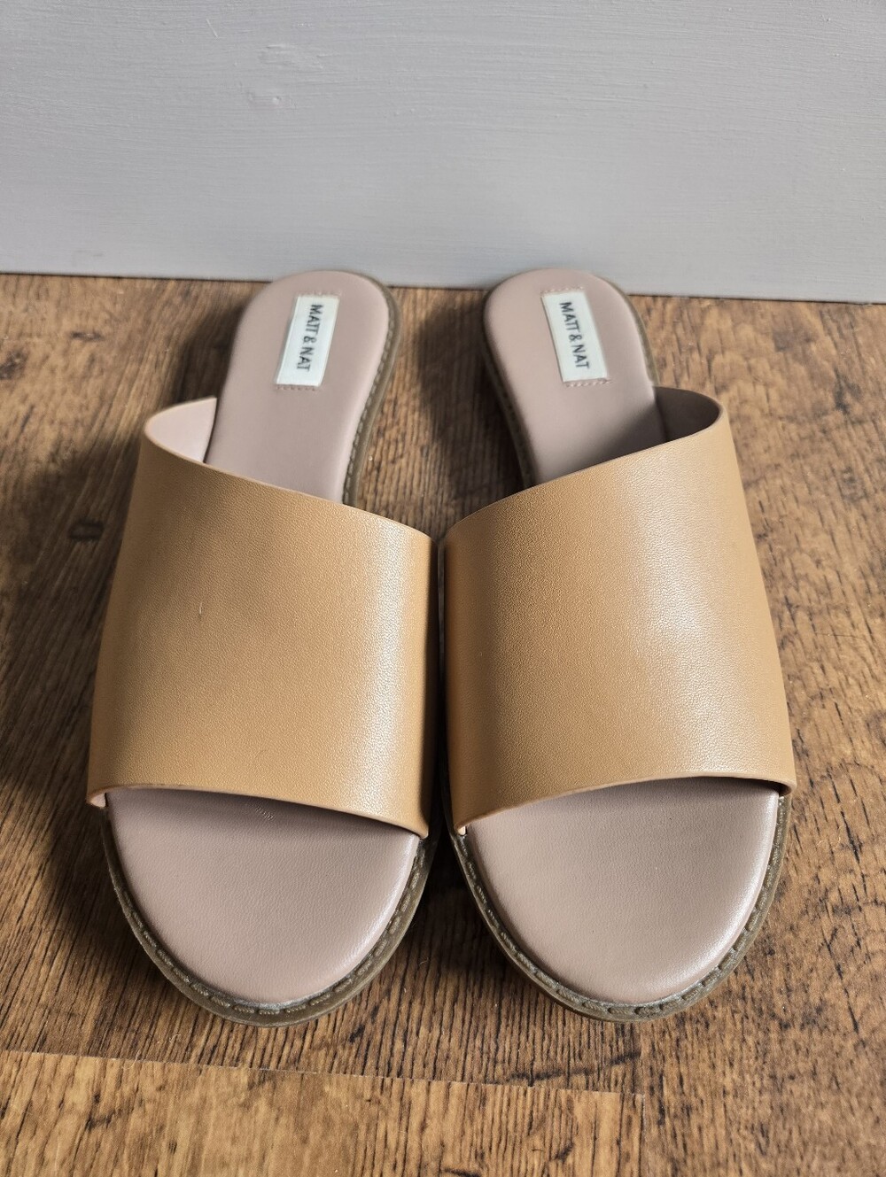 Vegan leather sandals